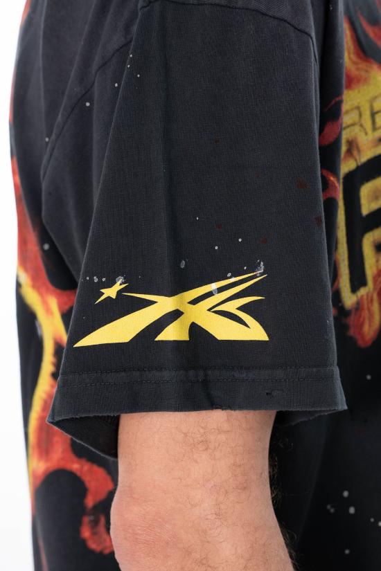 26SS 헬스타 반팔 티셔츠 HSPS26TE4 BLACK - HELLSTAR