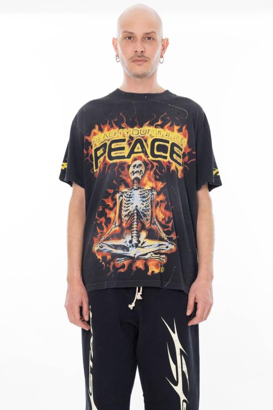 26SS 헬스타 반팔 티셔츠 HSPS26TE4 BLACK