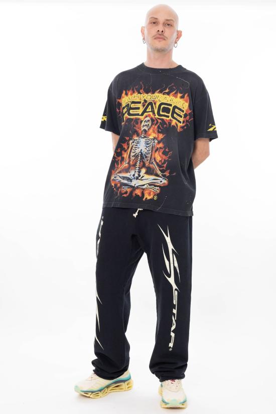 26SS 헬스타 반팔 티셔츠 HSPS26TE4 BLACK - HELLSTAR