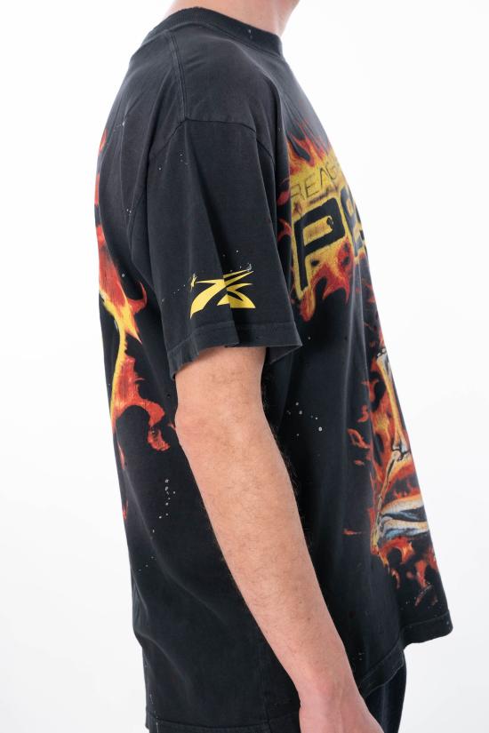 26SS 헬스타 반팔 티셔츠 HSPS26TE4 BLACK - HELLSTAR