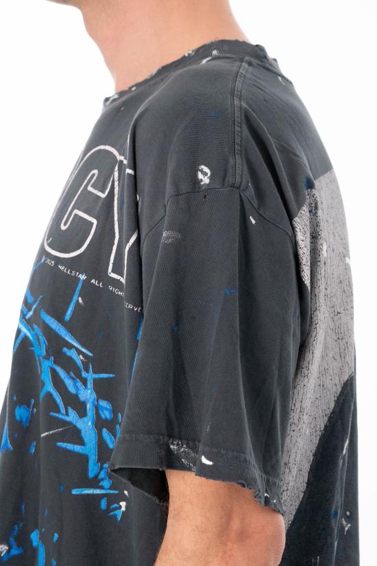 26SS 헬스타 반팔 티셔츠 HSPS26TE1 BLACK - HELLSTAR