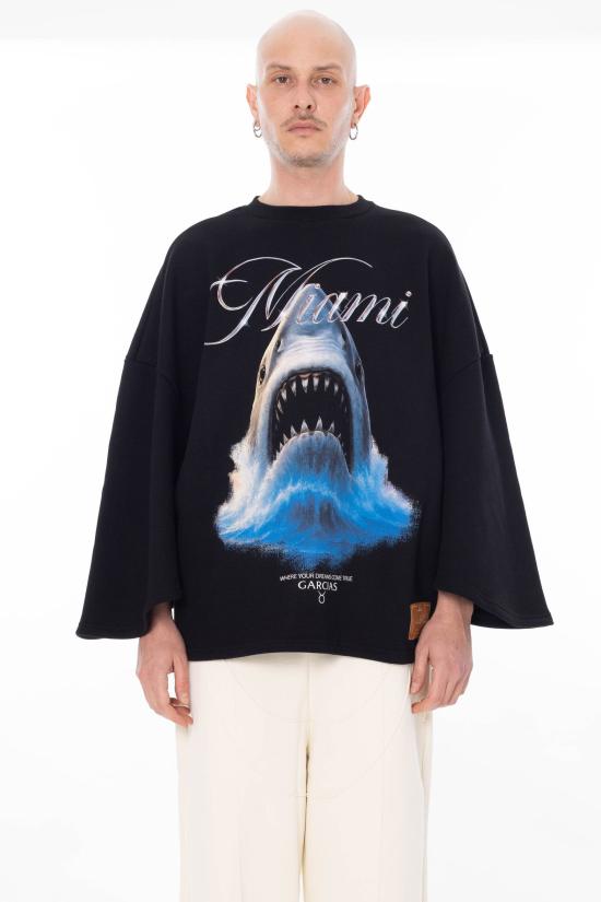 26SS GARCIAS 긴팔 티셔츠 GCSS2602 BLACK