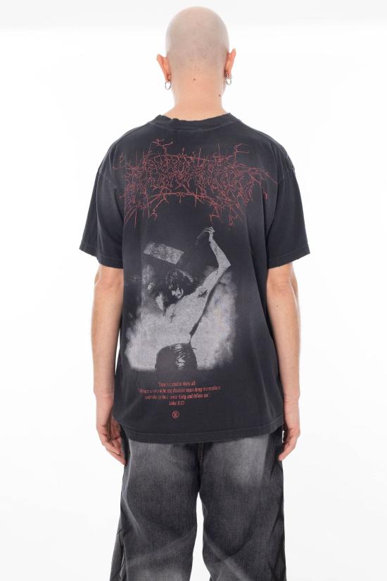 26SS 헬스타 반팔 티셔츠 HSPS26TE3 BLACK - HELLSTAR