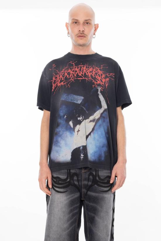 26SS 헬스타 반팔 티셔츠 HSPS26TE3 BLACK