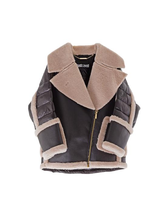  저스트까발리 무스탕 77PAS427 CUDT0 QS8 NERO