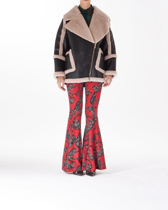  저스트까발리 무스탕 77PAS427 CUDT0 QS8 NERO - JUST CAVALLI