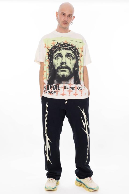 26SS 헬스타 반팔 티셔츠 HSPS26TE1 WHT WHITE Bianco - HELLSTAR