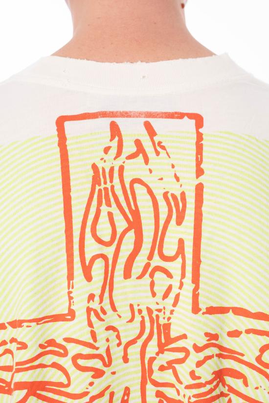 26SS 헬스타 반팔 티셔츠 HSPS26TE1 WHT WHITE Bianco - HELLSTAR