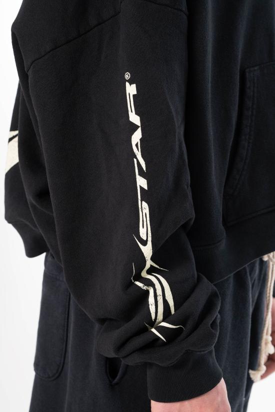 26SS 헬스타 후드 티셔츠 HSCXHOO01 BLACK - HELLSTAR