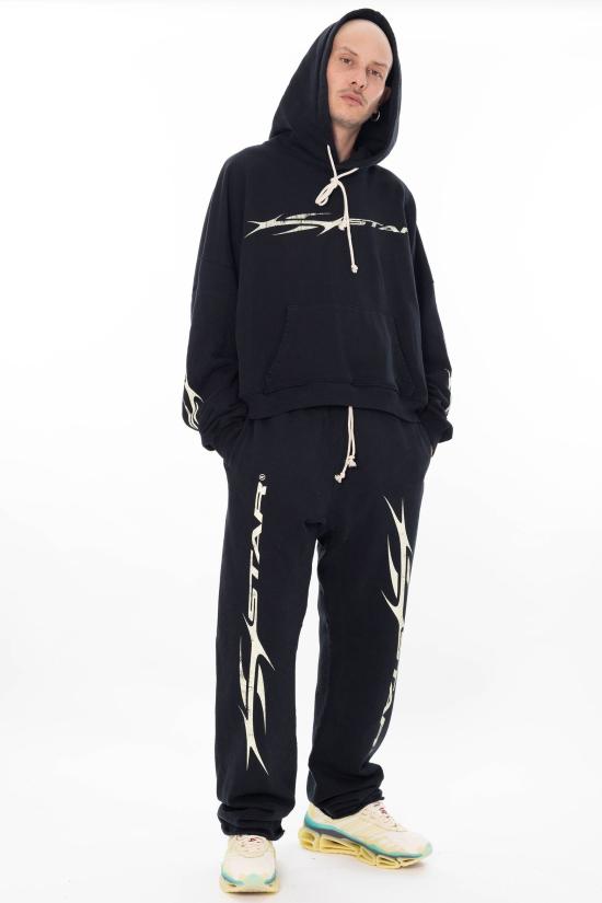 26SS 헬스타 후드 티셔츠 HSCXHOO01 BLACK - HELLSTAR