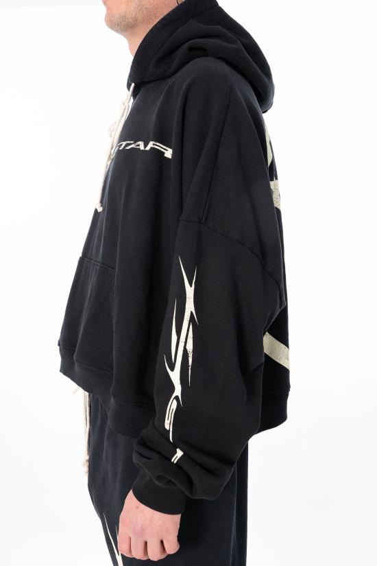 26SS 헬스타 후드 티셔츠 HSCXHOO01 BLACK - HELLSTAR