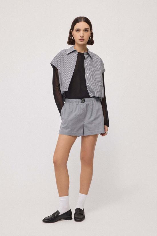  오또다메 블라우스 오토다메 벌룬 이펙트 셔츠 탑