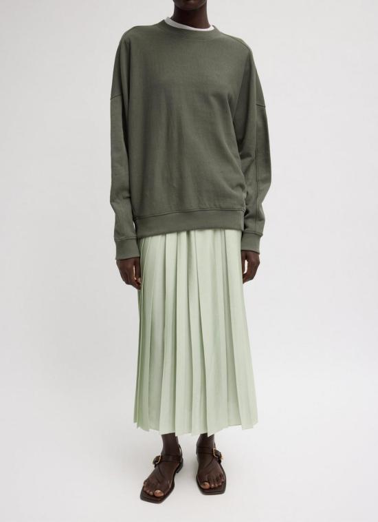  티비 롱 스커트 페더웨이트 스커트 세이지