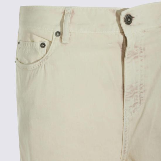  골든구스 데님 팬츠 골든 구스 연노랑 코튼 데님 진 - GOLDEN GOOSE