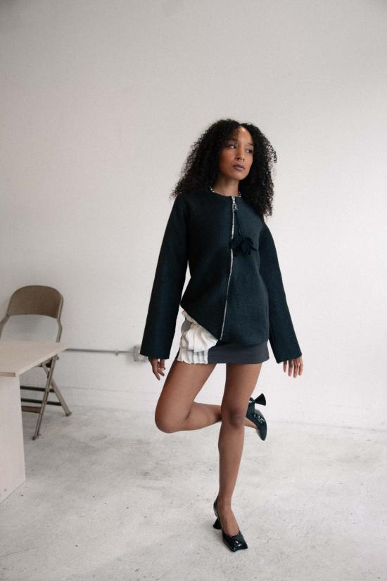  ULIKASANCTUS 숏 스커트 Ulika Sanctus 커튼 미니 스커트 - OTHER BRANDS