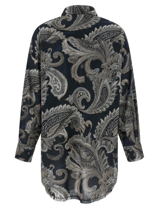  알13 블라우스 R13 페이즐리 프린트 셔츠 멀티컬러 - R13