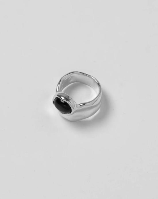  울프 시러스 반지 울프 서커스 실버 오닉스 이모젠 링