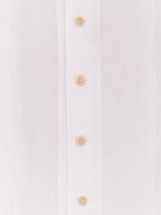  브루넬로 쿠치넬리 긴팔 셔츠 이지핏 린넨  화이트 - BRUNELLO CUCINELLI