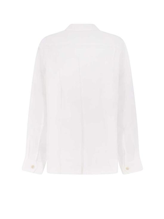  브루넬로 쿠치넬리 긴팔 셔츠 이지핏 린넨  화이트 - BRUNELLO CUCINELLI