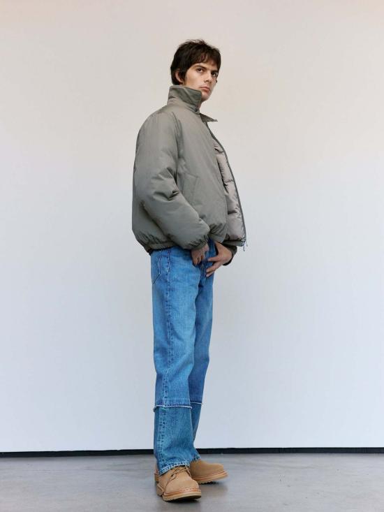  아워레가시 패딩 아워 레거시 솔라로 세이지 타이드 코튼 나일론 애비뉴  재킷 - OUR LEGACY