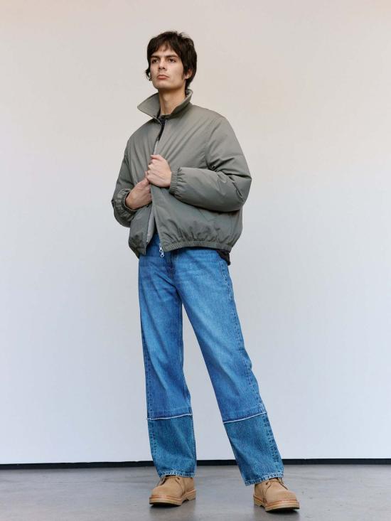  아워레가시 패딩 아워 레거시 솔라로 세이지 타이드 코튼 나일론 애비뉴  재킷 - OUR LEGACY