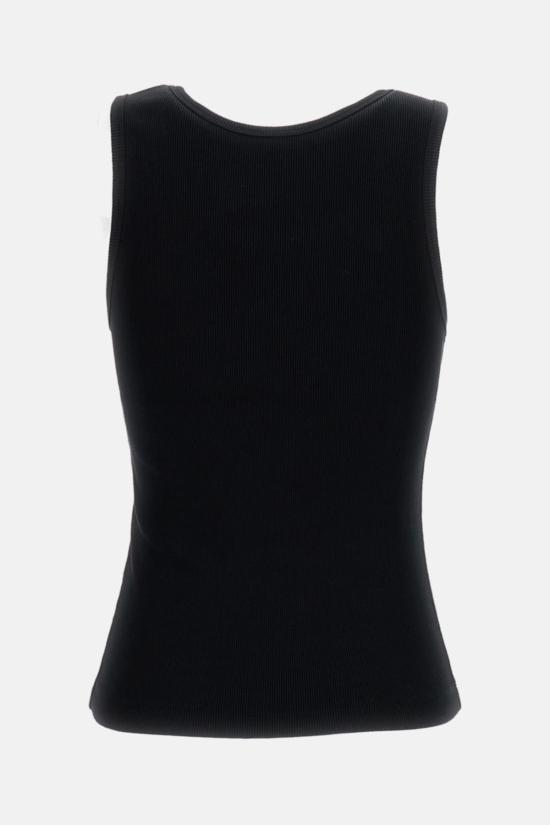  메종키츠네 민소매 티셔츠 메종 키츠네 베이비 폭스 탱크탑 블랙 - MAISON KITSUNE