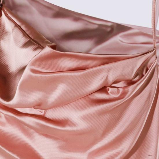  블루마린 롱 원피스 비스코스 드레스 (보라색) - BLUMARINE