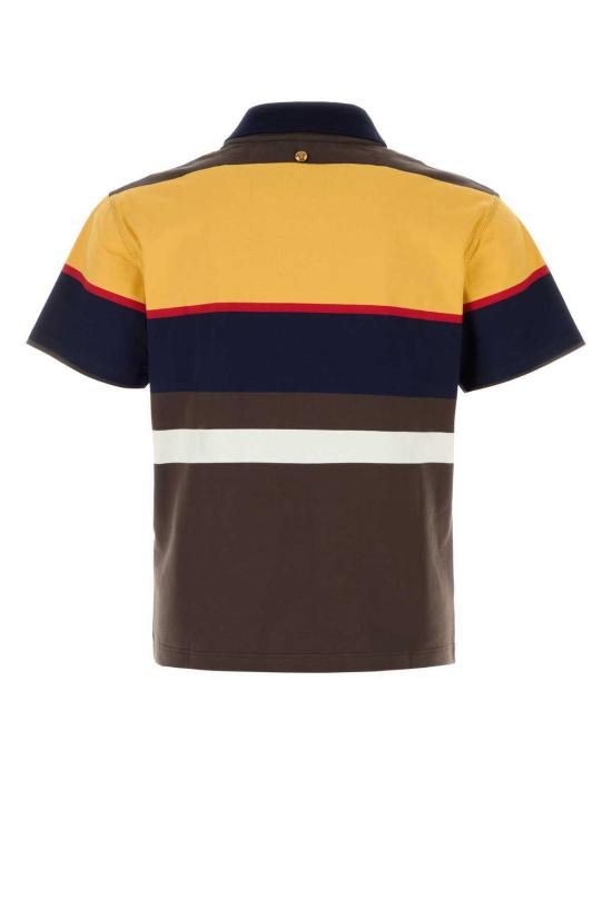  베르사체 폴로 티셔츠 멀티컬러 코튼 티셔츠 - VERSACE