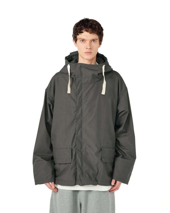  나나미카 자켓 후드 데크 재킷 차콜 - NANAMICA