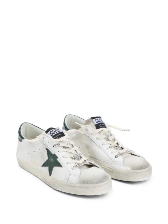 26SS 골든구스 슈퍼스타 스니커즈 GMF00101F008113 10502 WHITE GREEN - GOLDEN GOOSE