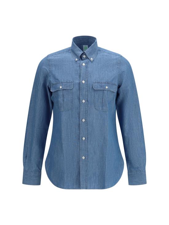 26SS 피나모레 데님 셔츠 ZR42TPGLOZC0724D 04 BLUE