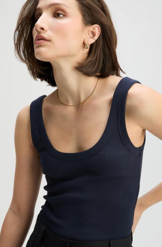  솔드아웃 엔와이씨 민소매 티셔츠 Soldout.NYC 스쿱 잇 업 탱크탑 - SOLDOUT.NYC