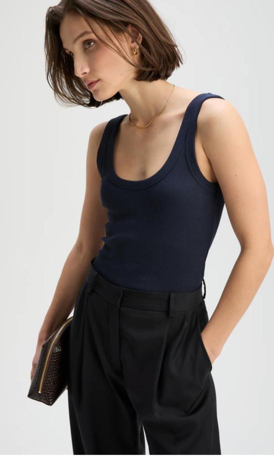  솔드아웃 엔와이씨 민소매 티셔츠 Soldout.NYC 스쿱 잇 업 탱크탑 - SOLDOUT.NYC