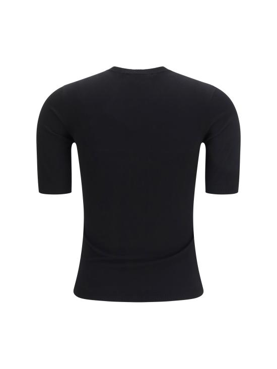 26SS 막스마라 반팔 티셔츠 2611361233600 009 BLACK - MAX MARA