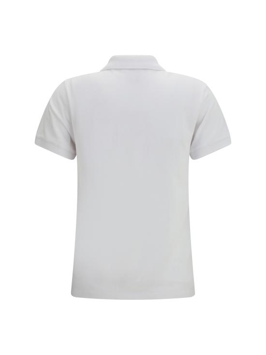 26SS 메종키츠네 베이비폭스 오버사이즈 폴로 티셔츠 OW00207KP0001 P100 WHITE - MAISON KITSUNE