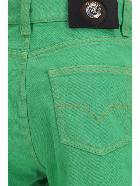 26SS 베르사체 스트레이트 팬츠 10237411A17871 1DB00 GREEN - VERSACE