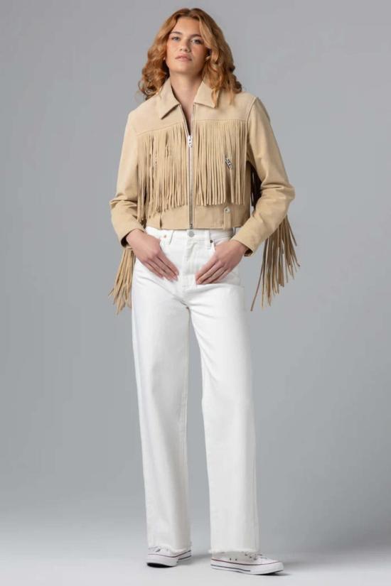  BLANK NYC 자켓 블랭크 뉴욕 모닝 라 재킷 라떼 카키 - OTHER BRANDS