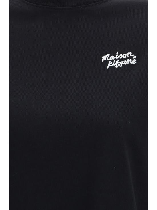 26SS 메종키츠네 핸드라이팅 컴포트 티셔츠 PW00114KJ0119 O197 BLACK - MAISON KITSUNE