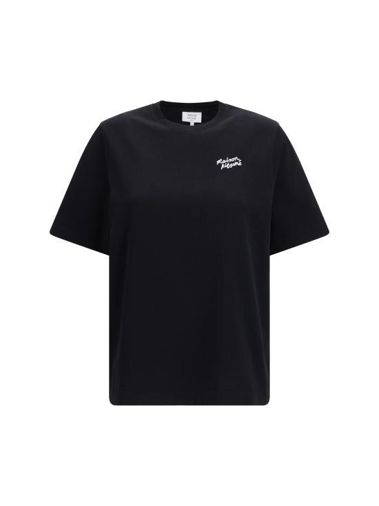 26SS 메종키츠네 핸드라이팅 컴포트 티셔츠 PW00114KJ0119 O197 BLACK