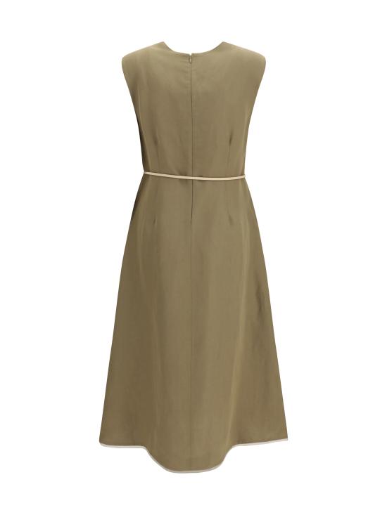 26SS 파비아나 필리피 원피스 ABD276F620M148 1275 GREEN - FABIANA FILIPPI