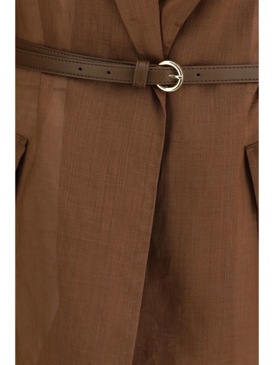 26SS 막스마라 스튜디오 자켓 2616191032600 062 BROWN - MAX MARA STUDIO