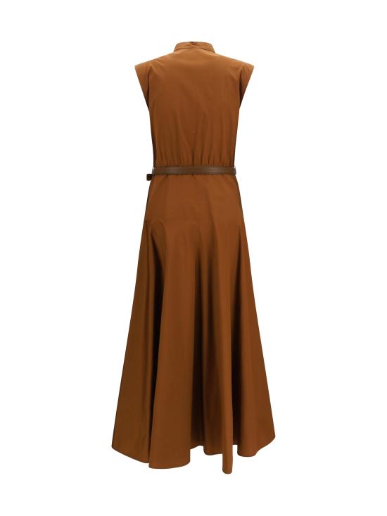 26SS 막스마라 스튜디오 원피스 2616221052600 070 BROWN - MAX MARA STUDIO