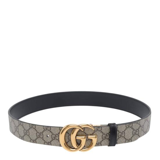  구찌 레귤러 벨트 리버서블 GG 마몬트  베이지