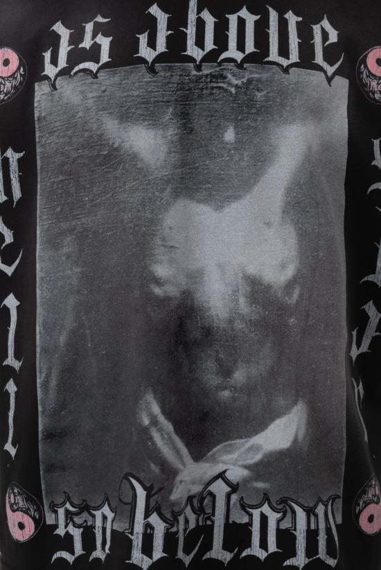  헬스타 민소매 티셔츠 애즈 어보브 소 빌로우 머슬 티셔츠 블랙 - HELLSTAR