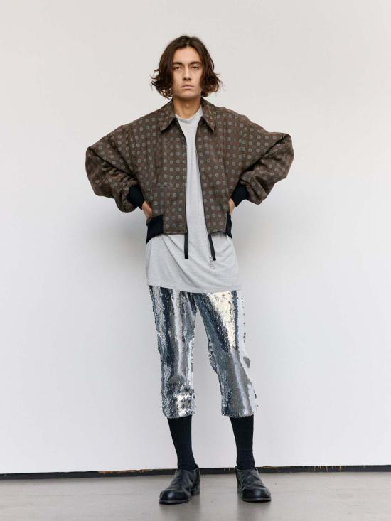  에드워드 커밍 봄버 자켓 폴리코튼 바텀 헤비 봄버 재킷 - EDWARD CUMING