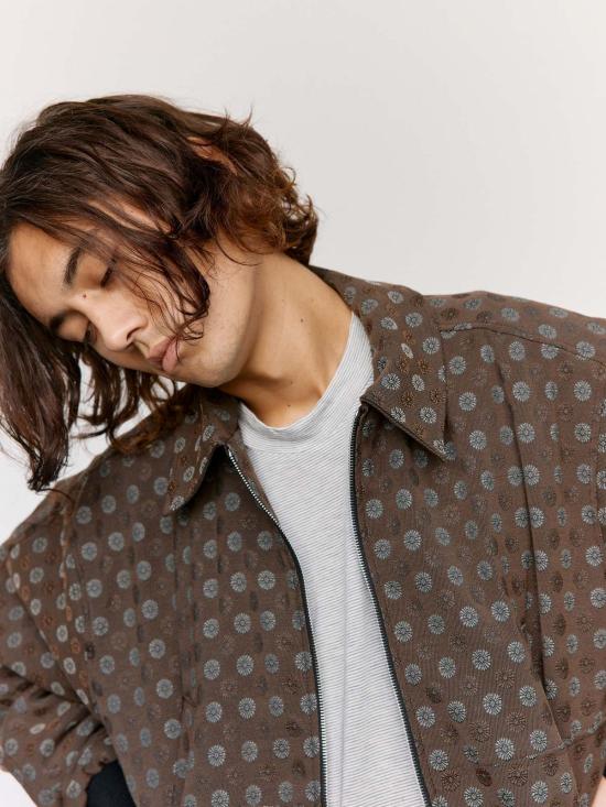  에드워드 커밍 봄버 자켓 폴리코튼 바텀 헤비 봄버 재킷 - EDWARD CUMING