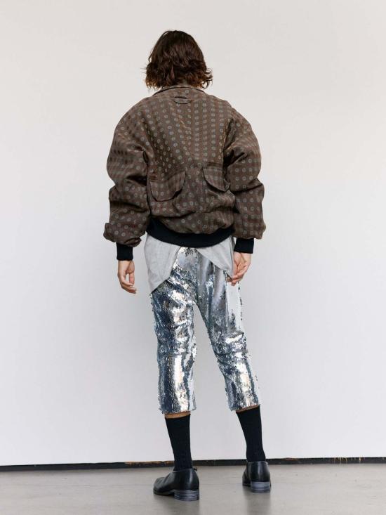  에드워드 커밍 봄버 자켓 폴리코튼 바텀 헤비 봄버 재킷 - EDWARD CUMING