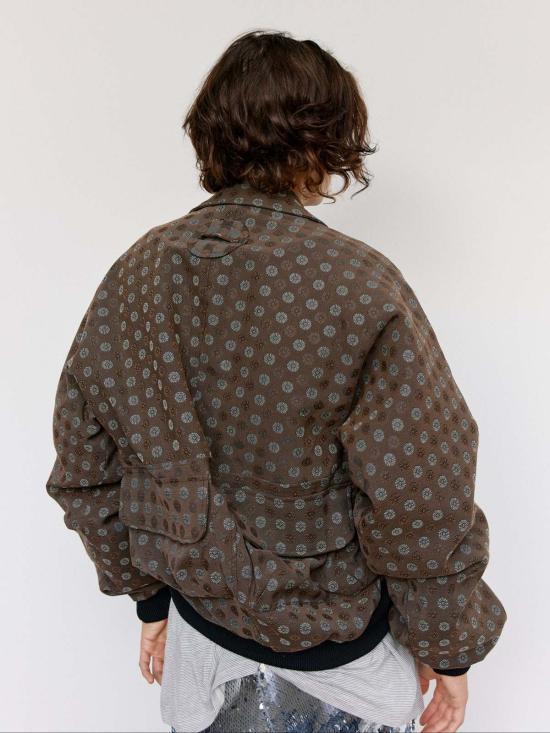  에드워드 커밍 봄버 자켓 폴리코튼 바텀 헤비 봄버 재킷 - EDWARD CUMING