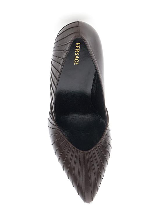 26SS 베르사체 힐/펌프스 10238371A176231NM1J Brown - VERSACE