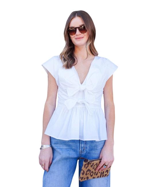  헌터 벨 블라우스 에벌리 탑